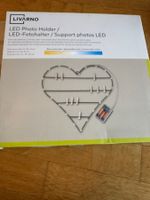 LED-Fotohalter Herzförmig 2 Stück