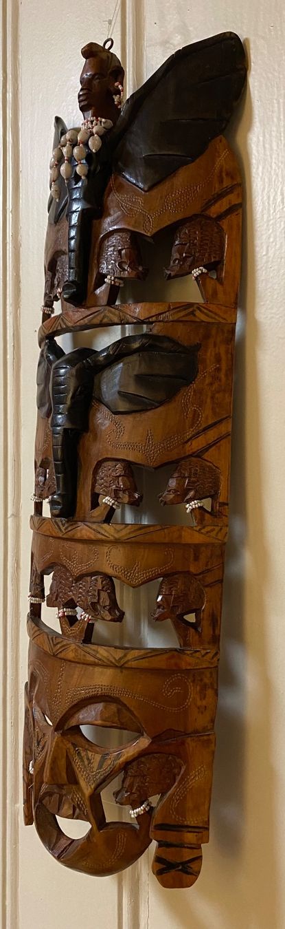 Arte internazionale: Afrikanische Holzmaske, Handarbeit – Usato da Zäziwil venduto da Emlea 6