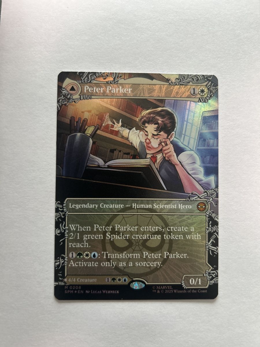 Magic The Gathering Sammelbilder & Trading cards: Peter Parker MTG Foil Card - Marvel, mint condition! – Neu (gemäss Beschreibung) aus Zürich von AinzCHF