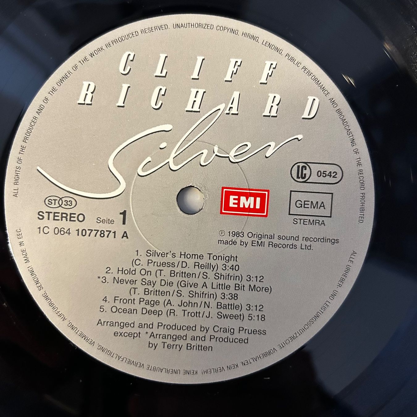 Dischi in vinile: Cliff Richard -"Silver" , Vinyl Schallplatte – Usato da Aesch BL venduto da BernisFlomi 2