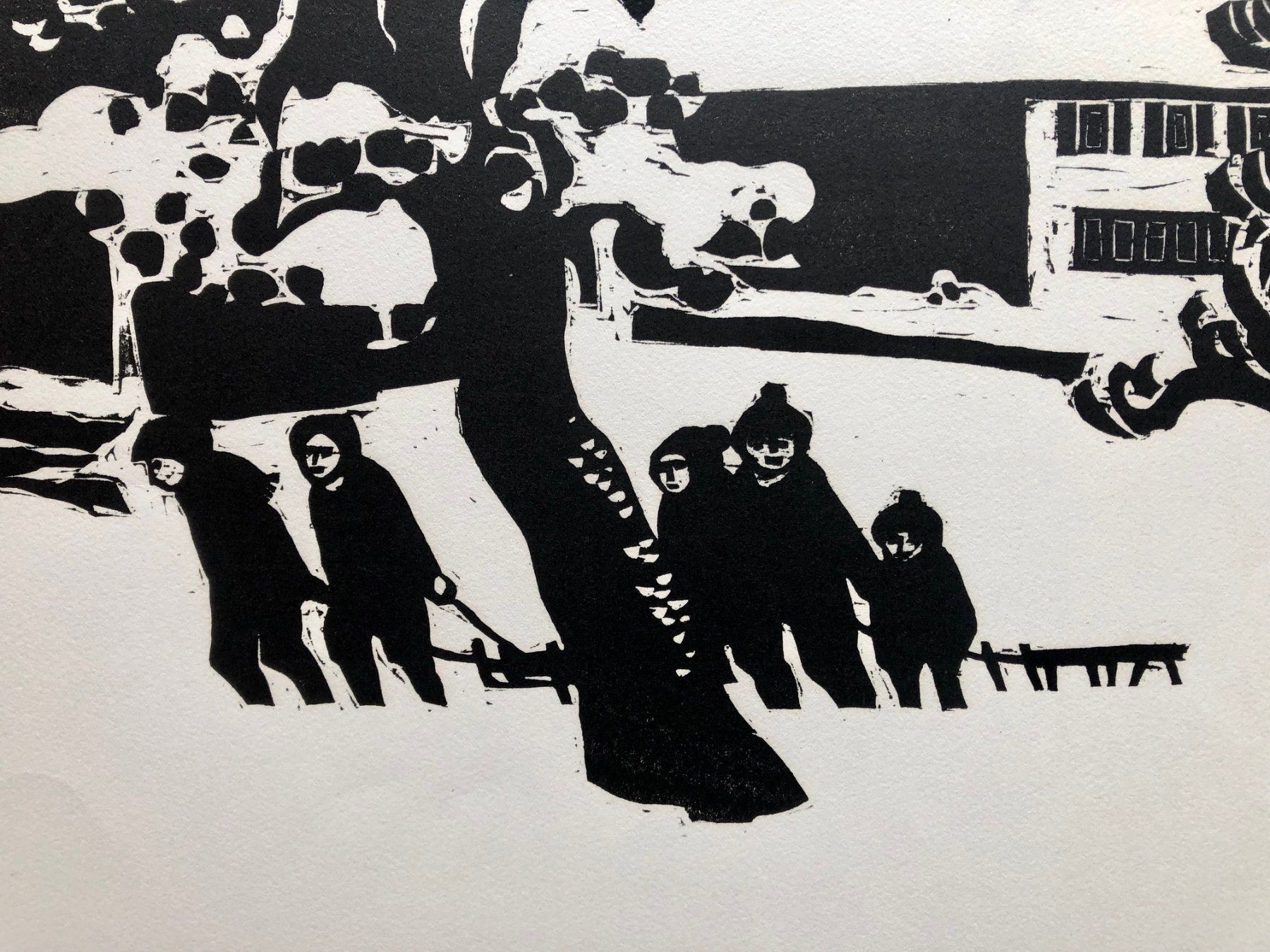Xilografie: Holzschnitt von Heinz Keller 1967 – Usato da Winterthur venduto da Barunggeli 2