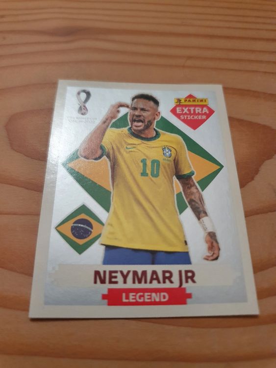 Carte Panini FIFA 2016-17 Neymar Jr Auto-graphiée - Notée Beckett 10, édition #73, état Near Mint