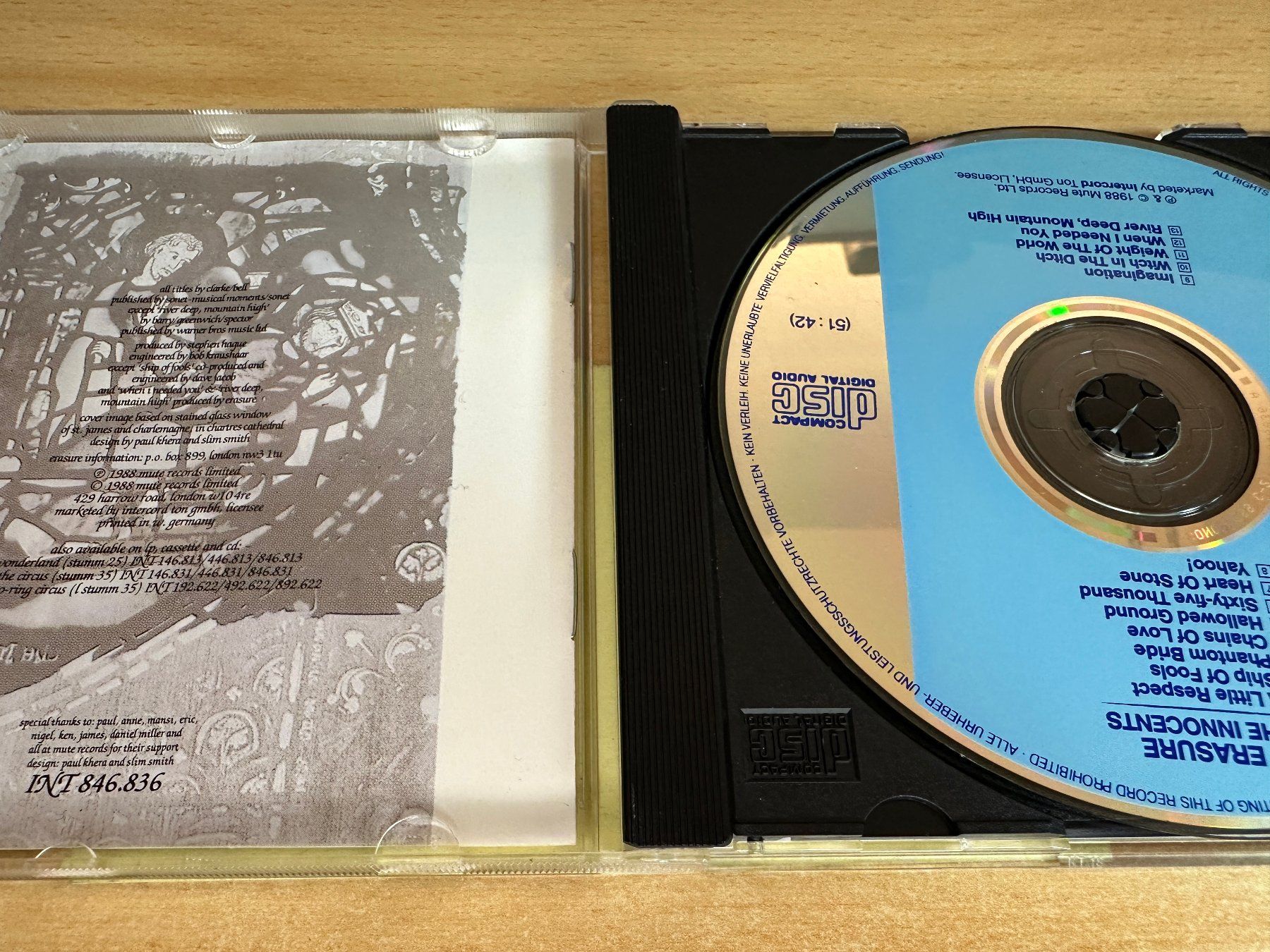CDs: L2 Erasure – The Innocents – Gebraucht aus Rikon im Tösstal von Alpenmutz 2