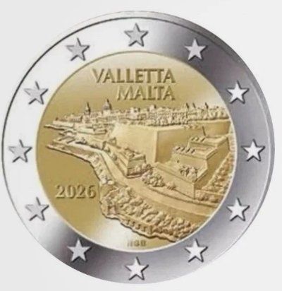 Tutti le monete: 2 EURO MALTE 2026  La Valette – Nuovo (secondo la descrizione) da Montreux venduto da altoby