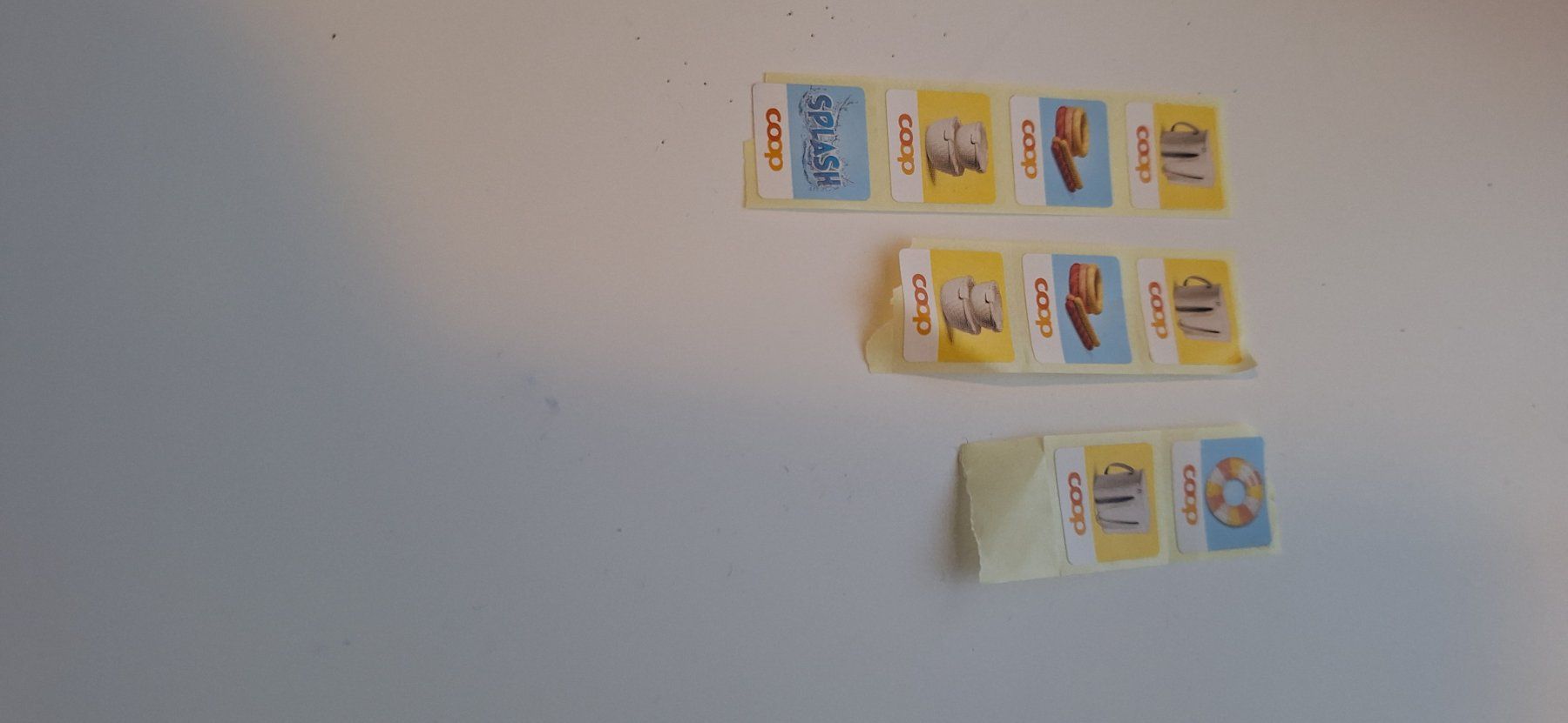 Coop Raccolte di bollini & punti: Splash  Coop 9 einzelne Marken / Versandtage nur noch heute – Nuovo (secondo la descrizione) da Schwyz venduto da cla_8w6t