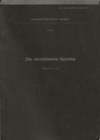 Die verschleierte Sprache gültig ab 11.7.1963 58.24 d