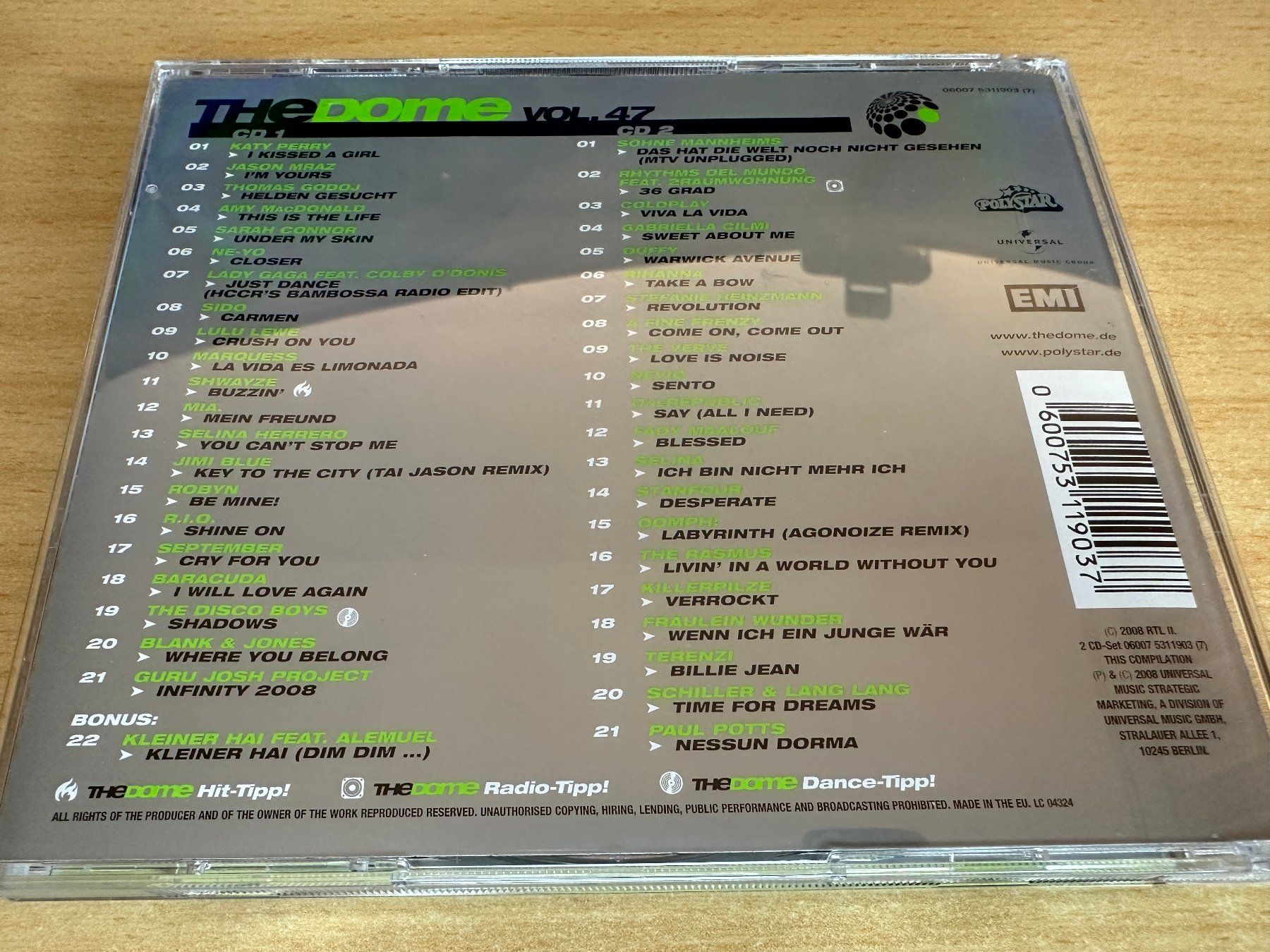 CD: Various – The Dome Vol. 47 - 2 CD – Usato da Rikon im Tösstal venduto da Alpenmutz 1