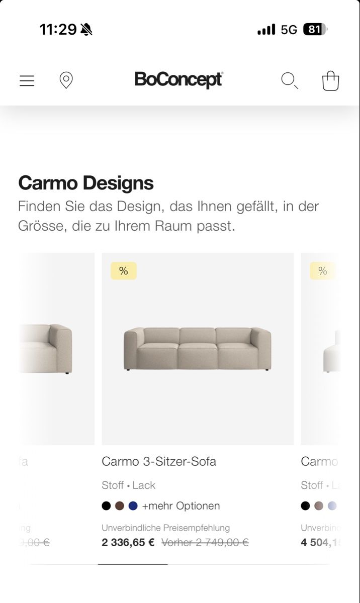 Boconcept Sofas: Cosy and Design Sofa from BoConcept – Gebraucht aus Wallisellen von rac_sy2x 4
