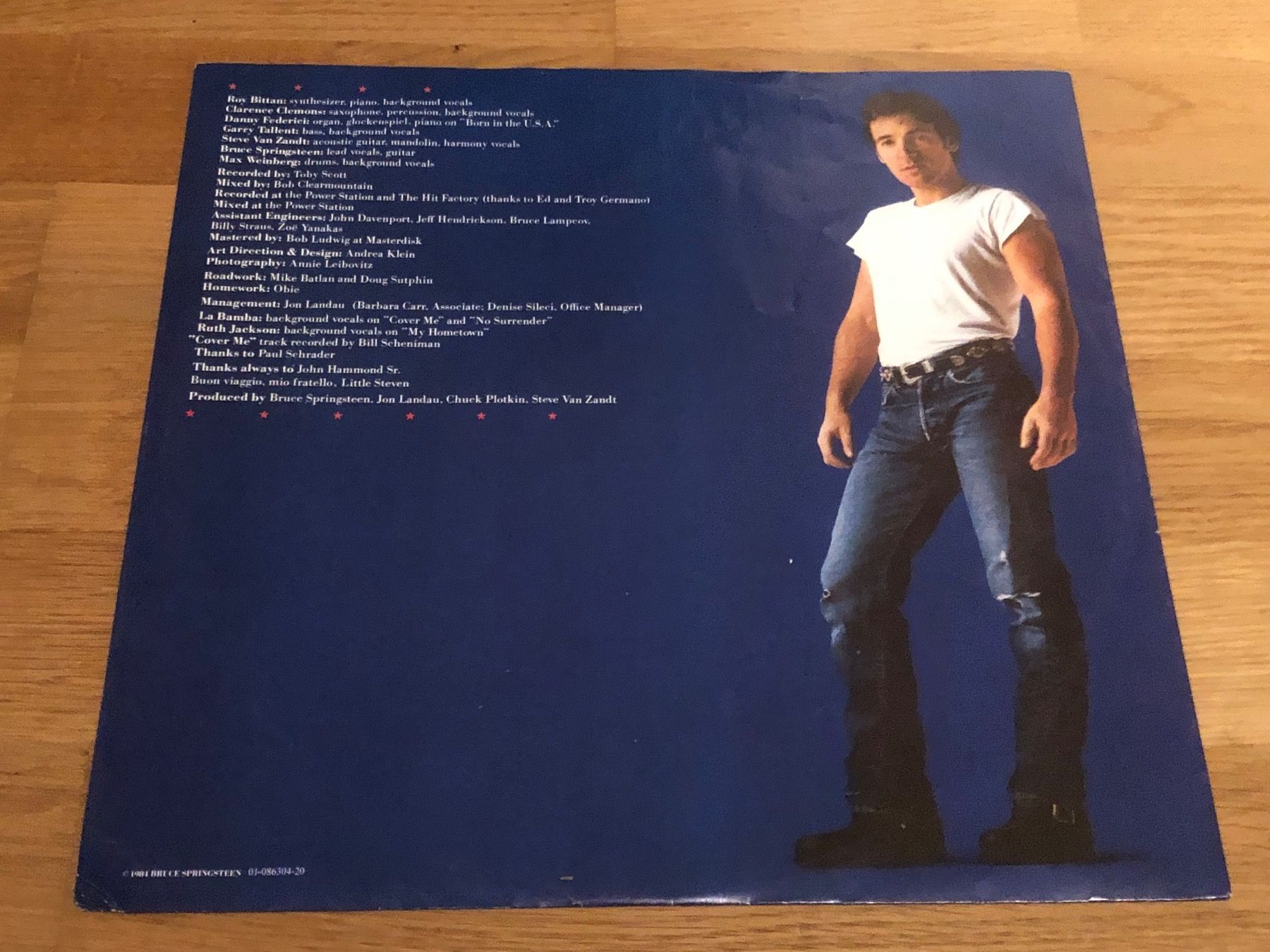 Schallplatten: Bruce Springsteen Born In The U.S.A. – Gebraucht aus Faulensee von  4