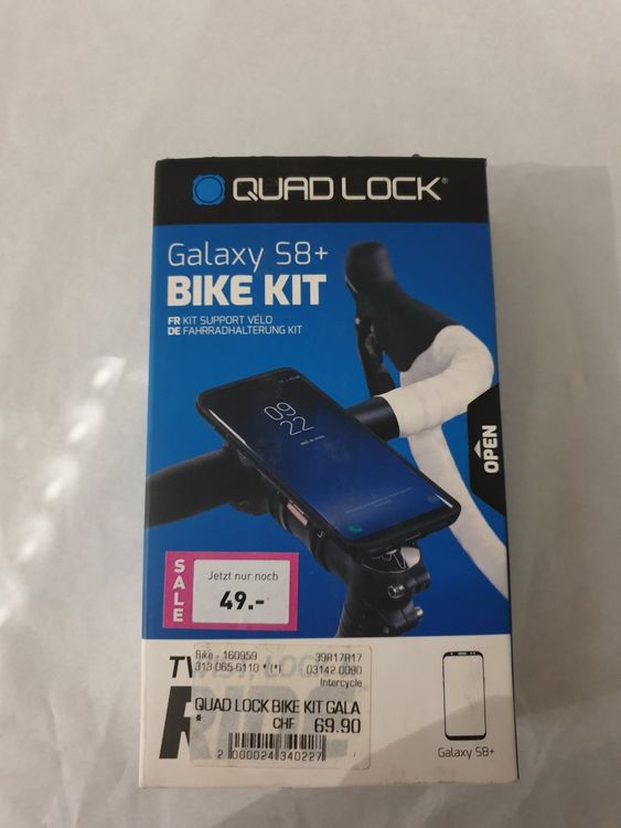  Quad Lock Bike Mount Kit for Samsung Galaxy S8+