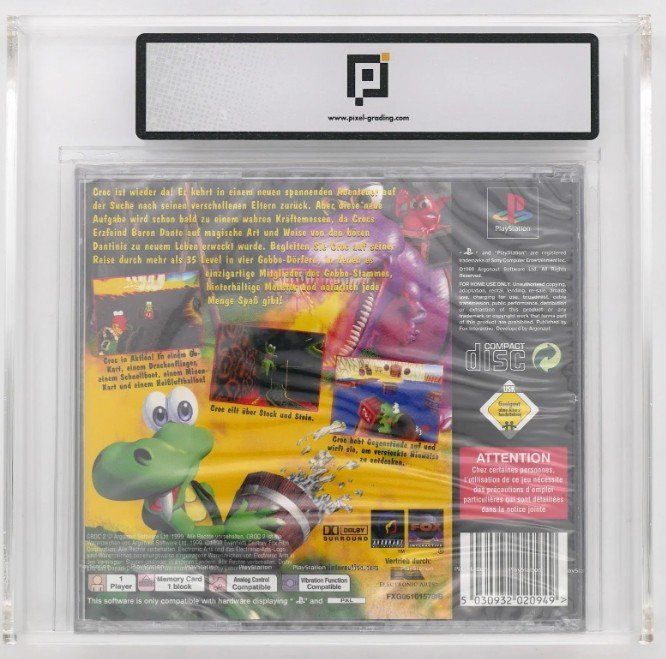 Sony Spiele: Croc 2 PS1 PAL Deutsch Sealed Pixel 85 Neu – Neu und originalverpackt aus Dornach von presidium 1