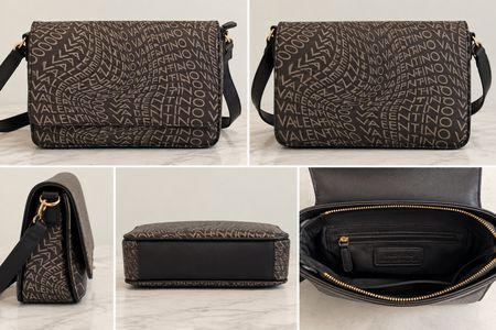 VALENTINO BAGS Samosa Crossbody Bag noir/gris