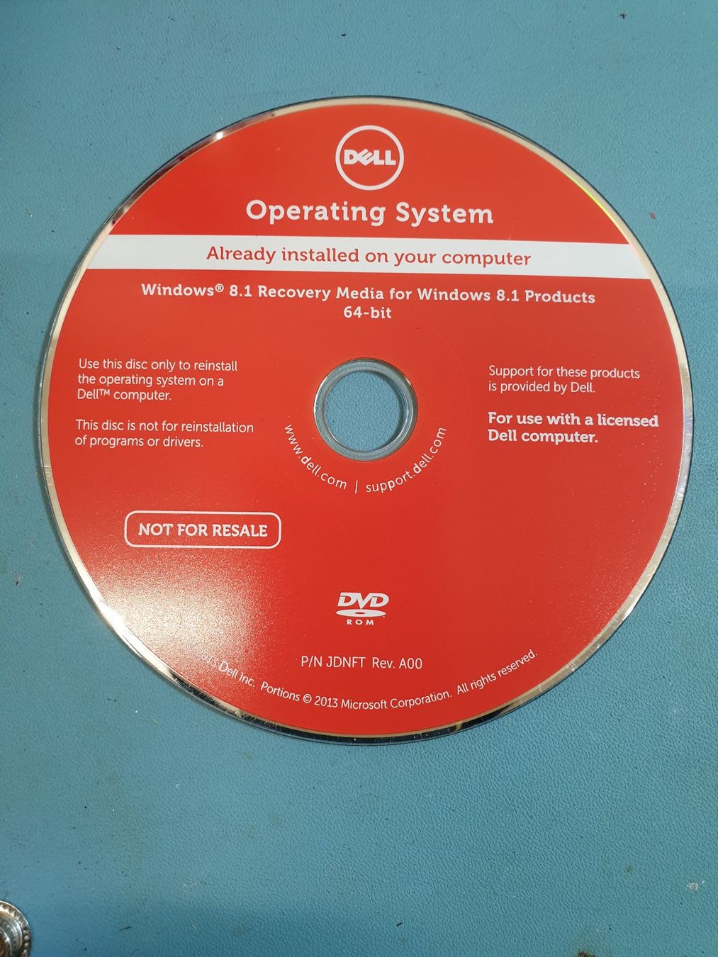 Dell Software: DeLL Windows 8.1  64-bit – Usato da Ecublens VD venduto da Netfinity