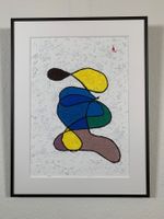 Original Schweizer Kunst: Mann im Profil