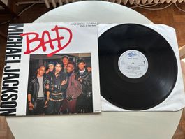 MICHAEL JACKSON tolle Maxi Vinyl Bad Kult Top Hit