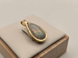 Gold Anhänger Opal 18 KT 750 Gold