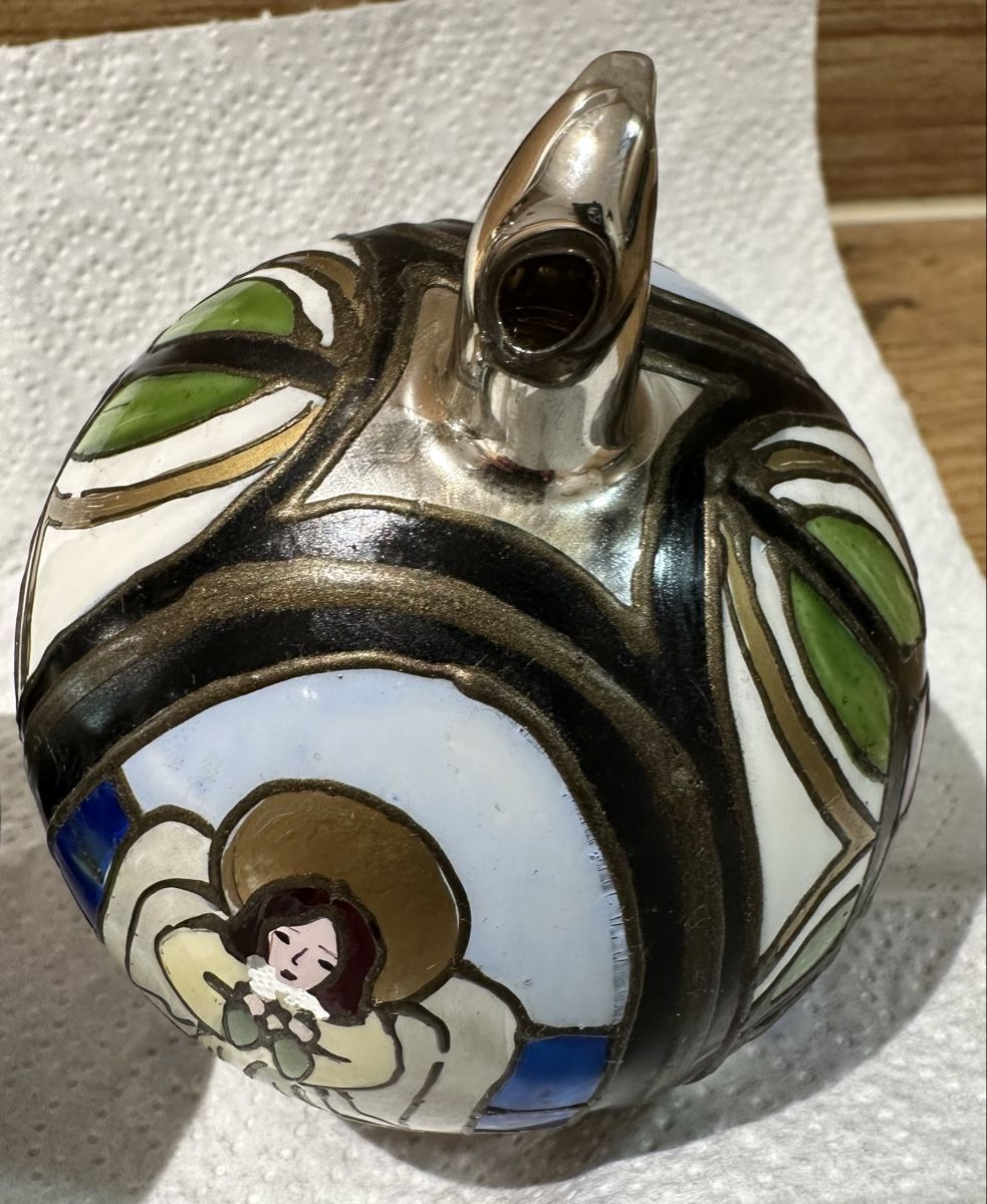 Tutte le decorazioni: Weihnachtskugeln, 2er Set, Glas, Handbemalt, Vintage Stil – Usato da Oberentfelden venduto da vilibrand 5