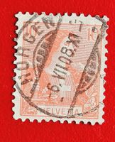 HELVETIA 104 VOLLSTEMPEL HORGEN ZÜRICH 1908