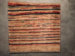 Gabbeh Teppich handgeknüpft, neu, original Persien, 45x49