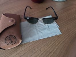 Ray-Ban CLUBMASTER - schwarz/gold Neuwertig!!