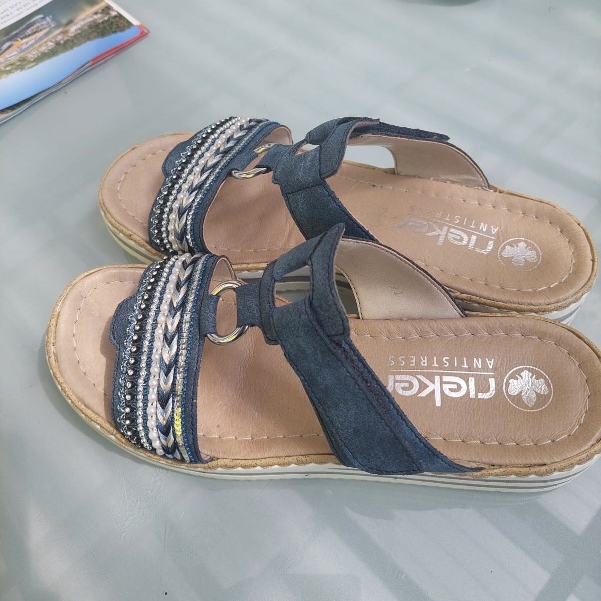 Rieker Scarpe da donna: Sandalen von Rieker Gr. 38 – Nuovo (secondo la descrizione) da Wangen b. Olten venduto da Mbaldur 1