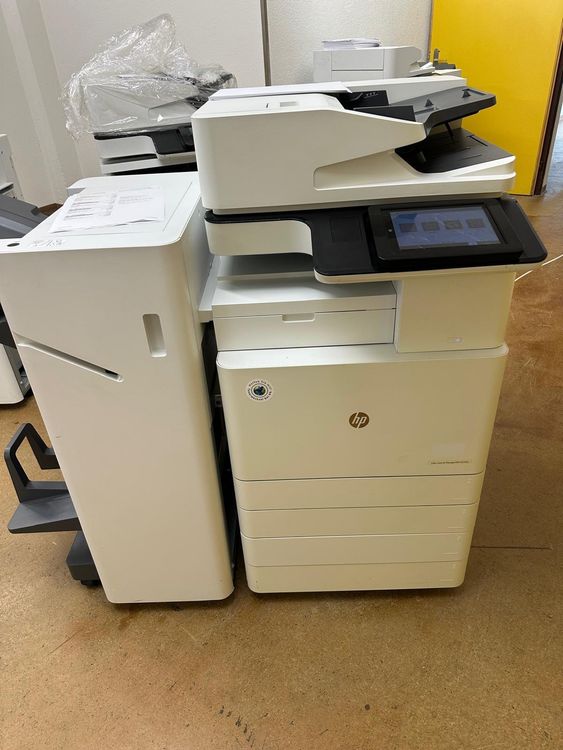 HP Color LaserJet E87650 –A3 Farbdrucker/Kopierer + Finisher (Gebraucht ...