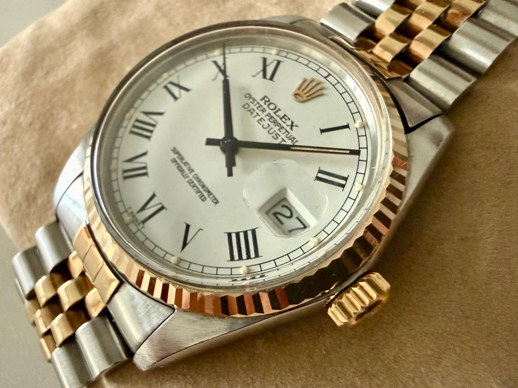 Rolex Orologi: ROLEX Datejust 36, ref. 16013, Automatic, Almost full set – Usato da Le Mont-sur-Lausanne venduto da LycaGallery