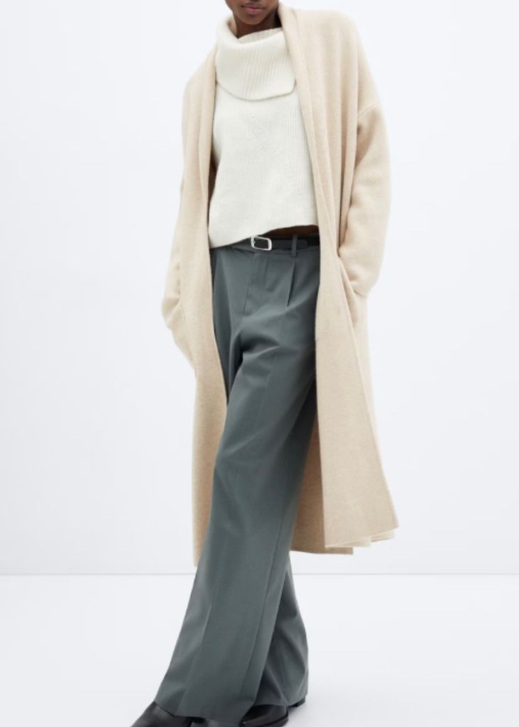 Mango Cappotti: Mango Strickmantel beige Gr. XL – Usato da Ellikon an der Thur venduto da Bali1999 9