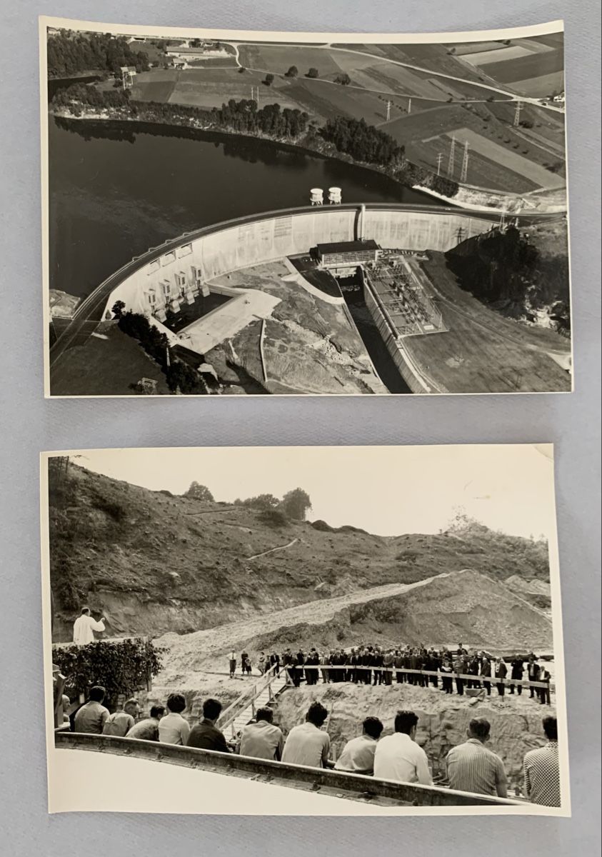 Ansichtskarten: Schweizer Architektur - Schiffenensee, FR – Gebraucht aus Düdingen von polytropon_5