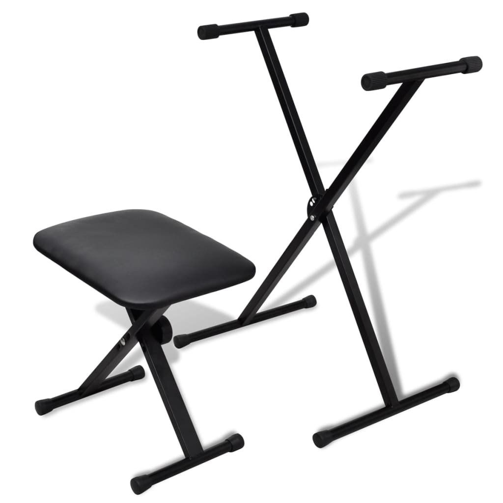 Sgabelli: Keyboardständer- und Hocker-Set Verstellbar - Gratisversand – Nuovo e nell'imballaggio originale da Lausanne venduto da VIda-Mobel