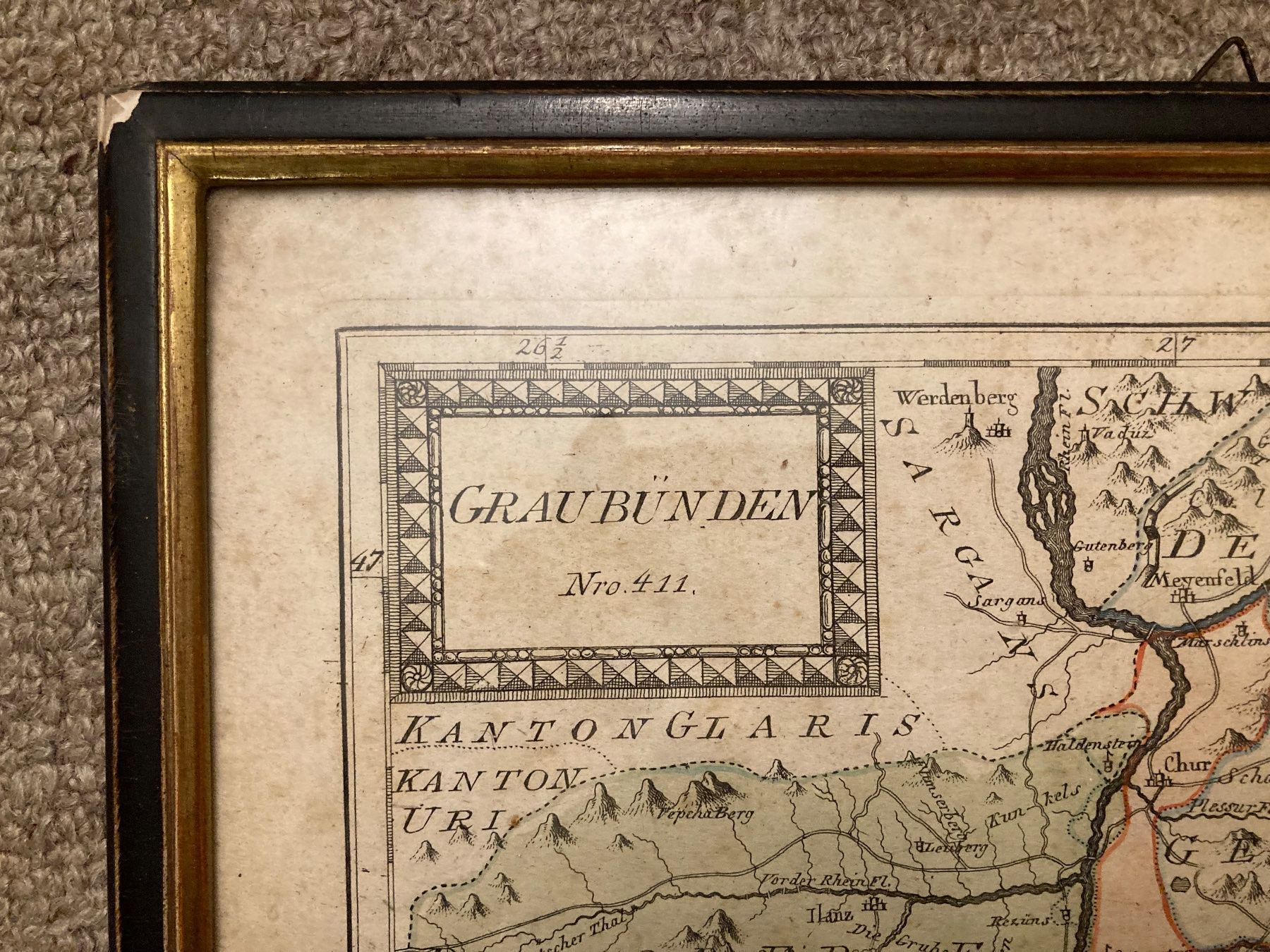 Landkarten & Atlanten: Graubünden Karte (1791 ???) – Gebraucht aus Adliswil von eku_8mgk 1