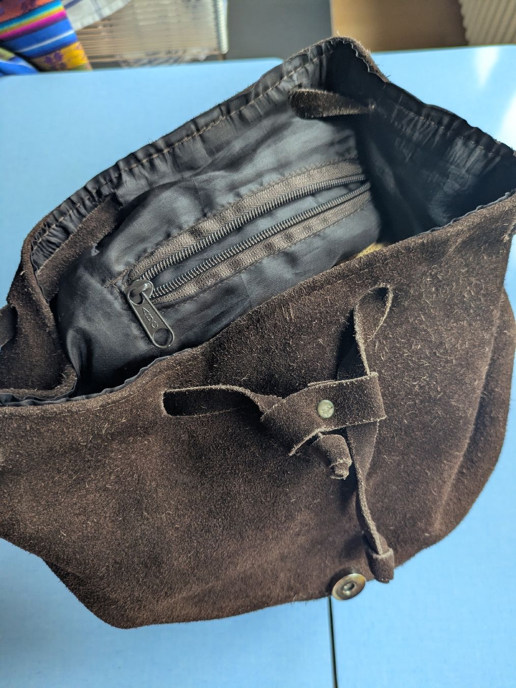 Zaini: Rucksack Wildleder Ethno Muster aus Baumwolle – Usato da Zürich venduto da gab_57qm 4
