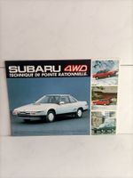 Brochure Catalogue Subaru 4wd (Suisse)
