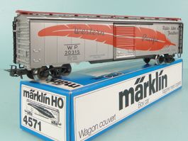 Märklin H0 4571 Box Car der Western Pacific, neuwertig