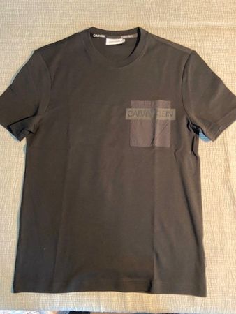 Calvin Klein T-Shirt Herren, Gr. M, schwarz NEU