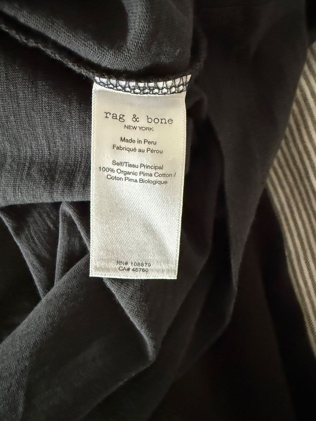 T-Shirts: RAG & BONE Top Baumwolle M – Gebraucht aus Lugnorre von jettsett 7
