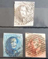 Belgien Kat. 7-9 gest. 1858 Kat. 110 Euro