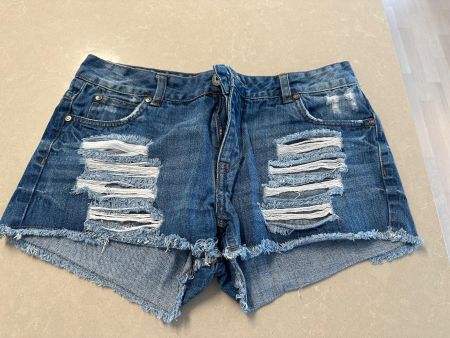 ☀️ Piazza Italia Jeans Shorts Destroyed Gr. 38