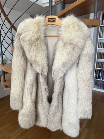 Manteau fourrure renard polaire