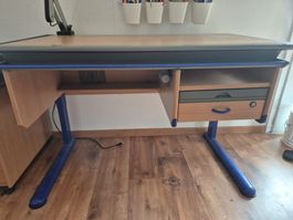 Bureau enfant Moll Champion ergonomique – réglable, évolutif
