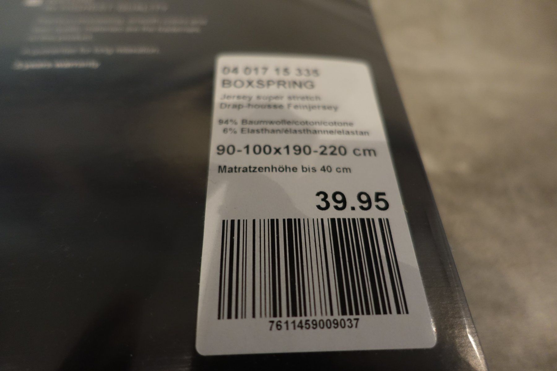 Bettwäsche: 2Stk. Fixleintücher für Boxspringbett – Neu und originalverpackt aus Belp von Mazarron58 2