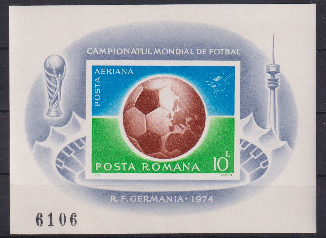 Tutti i francobolli: Rumänien 1974: Block 115 ** – Nuovo (secondo la descrizione) da Eschlikon TG venduto da PhilCon
