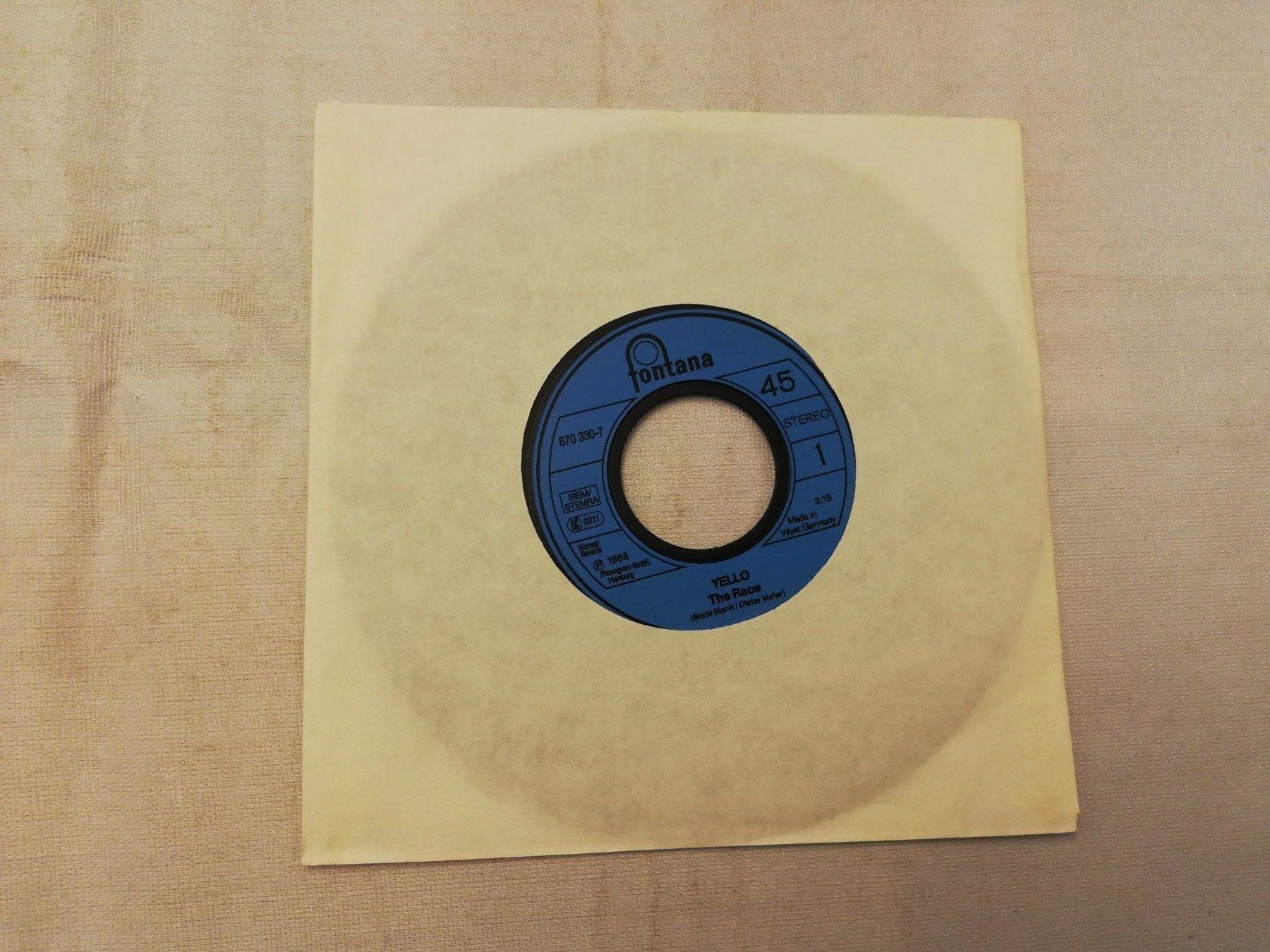 Dischi in vinile: YELLO - THE RACE (SINGLES 7") – Usato da Bern venduto da Vinylsound.ch