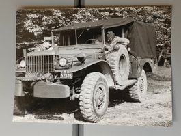 Altes Photo / Militär Fahrzeug Dodge mit Kennzeichen M52605