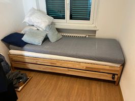 UTÅKER Bett, stapelbar, Kiefer, 80x200 cm x2