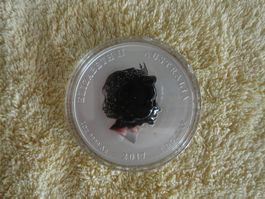 Australien Lunar II 2017 - Jahr des Hahns - 1 Unze Silber