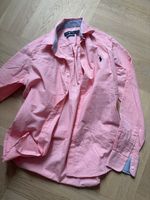 Lachs Farbe Polo Ralph Lauren Hemd (L)