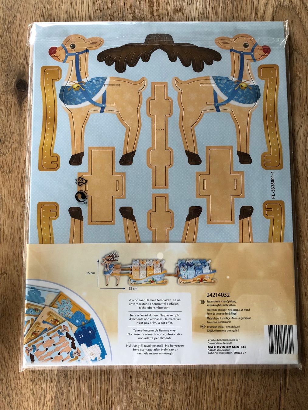 Kit bricolage: Adventskalender Bastelset – Nuovo e nell'imballaggio originale da Oberwil b.Büren venduto da holzschnitzu 1