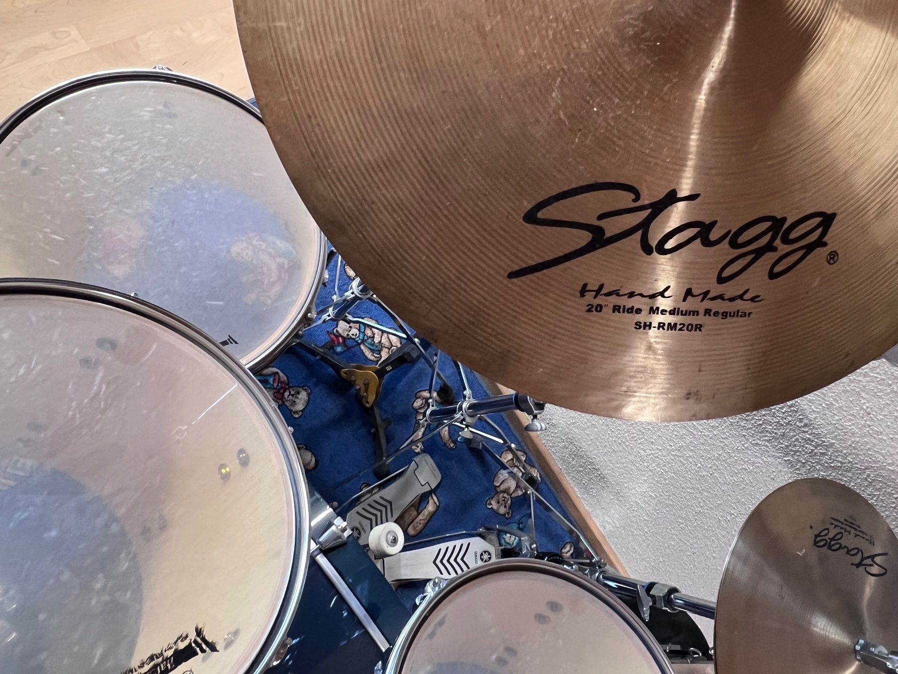 Yamaha Strumenti musicali: Yamaha Stage Custom Advantage Schlagzeug, blau – Usato da Guntershausen venduto da fuchs911 4