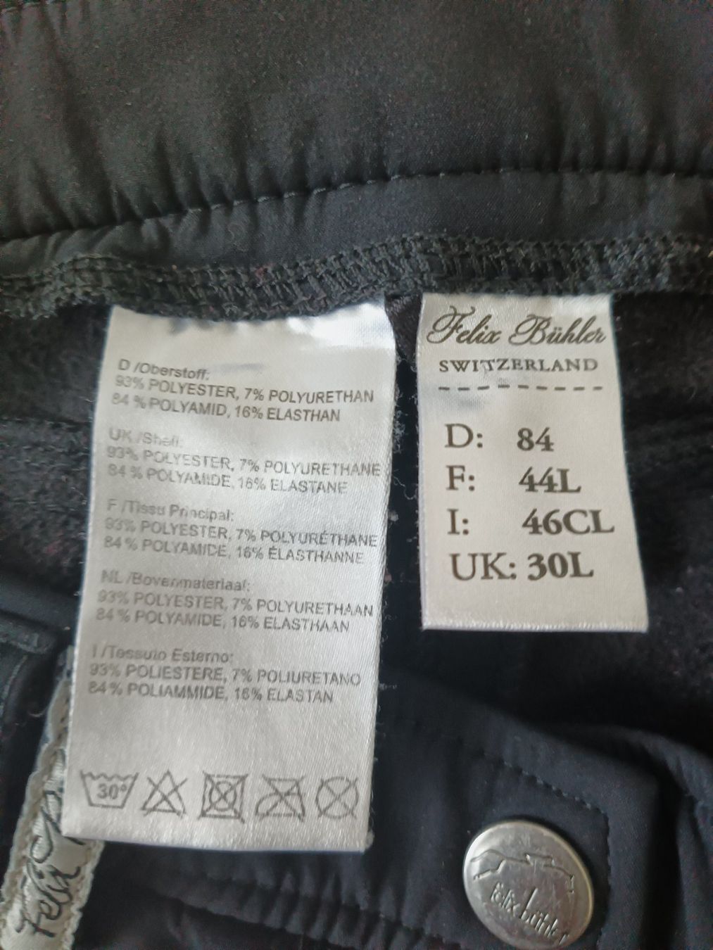 Felix Bühler Pantaloni: Felix Bühler Softshell Reithose Gr 84 schwarz – Usato da Oberhofen Thun'see venduto da cri_6md2 1